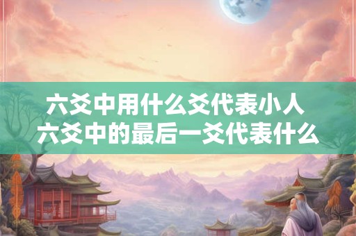 六爻中用什么爻代表小人 六爻中的最后一爻代表什么