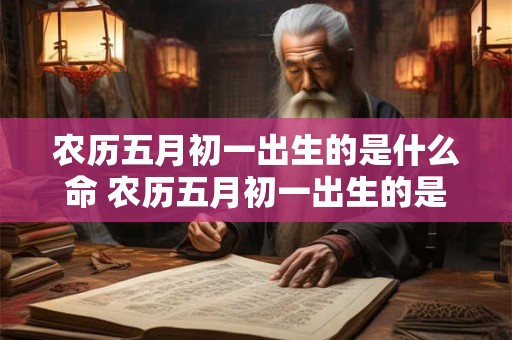 农历五月初一出生的是什么命 农历五月初一出生的是什么星座