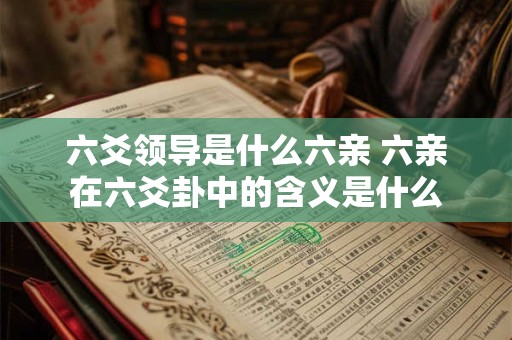 六爻领导是什么六亲 六亲在六爻卦中的含义是什么