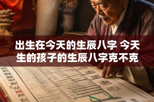 出生在今天的生辰八字 今天生的孩子的生辰八字克不克
