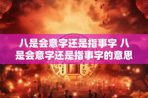 八是会意字还是指事字 八是会意字还是指事字的意思