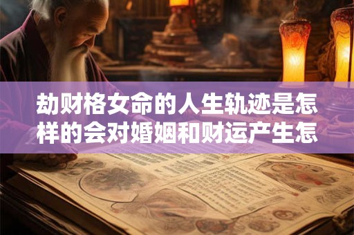 劫财格女命的人生轨迹是怎样的会对婚姻和财运产生怎样的影响