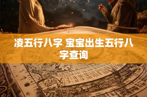 凌五行八字 宝宝出生五行八字查询