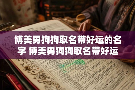 博美男狗狗取名带好运的名字 博美男狗狗取名带好运的名字有哪些