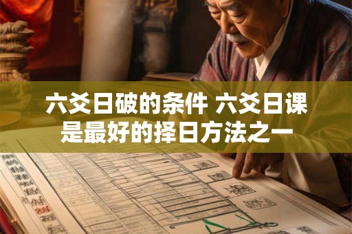 六爻日破的条件 六爻日课是最好的择日方法之一