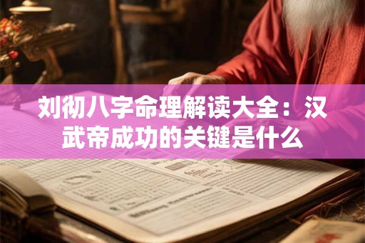 刘彻八字命理解读大全：汉武帝成功的关键是什么