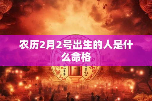 农历2月2号出生的人是什么命格