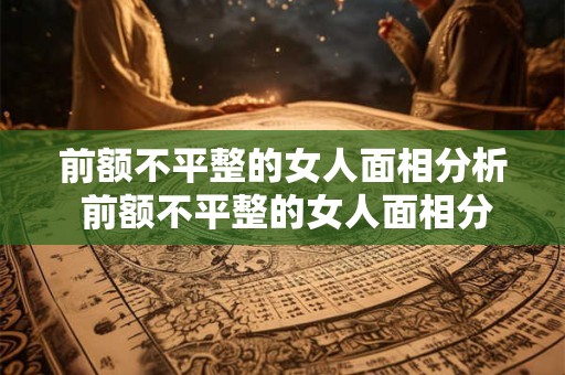 前额不平整的女人面相分析 前额不平整的女人面相分析图解