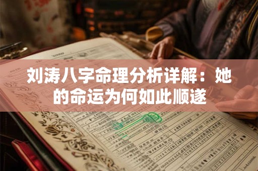 刘涛八字命理分析详解:她的命运为何如此顺遂 刘涛八字命理分析详解:她的命运为何如此顺遂