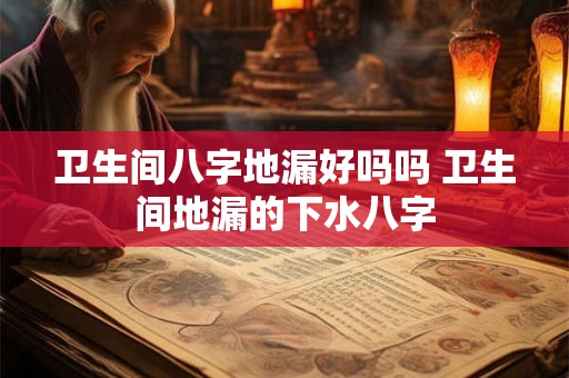 卫生间八字地漏好吗吗 卫生间地漏的下水八字