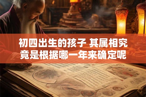 初四出生的孩子 其属相究竟是根据哪一年来确定呢