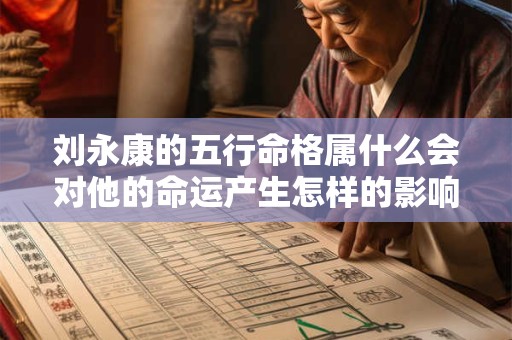 刘永康的五行命格属什么会对他的命运产生怎样的影响