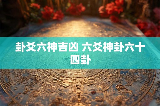 卦爻六神吉凶 六爻神卦六十四卦