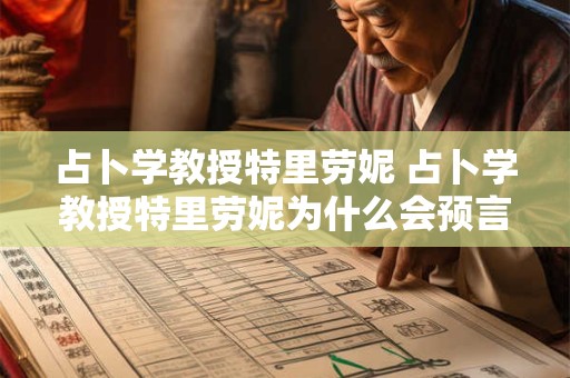 详细阅读:占卜学教授特里劳妮 占卜学教授特里劳妮为什么会预言仆人将在午夜 占卜学教授特里劳妮 占卜学教授特里劳妮为什么会预言仆人将在午夜