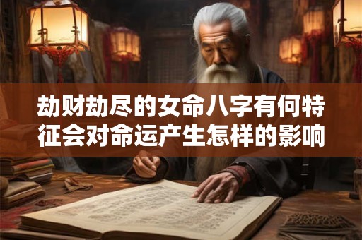 劫财劫尽的女命八字有何特征会对命运产生怎样的影响