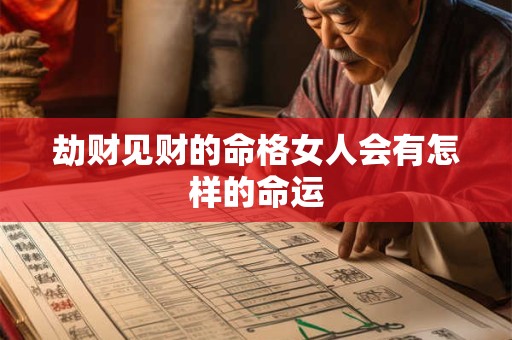 劫财见财的命格女人会有怎样的命运