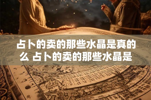 占卜的卖的那些水晶是真的么 占卜的卖的那些水晶是真的么还是假的