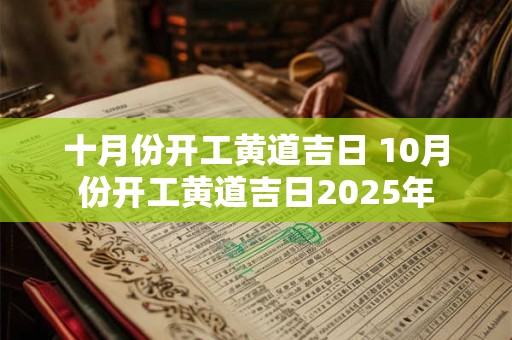 十月份开工黄道吉日 10月份开工黄道吉日2025年