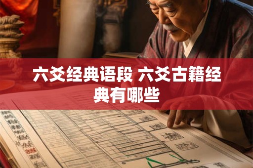 六爻经典语段 六爻古籍经典有哪些 六爻经典语段 六爻古籍经典有哪些