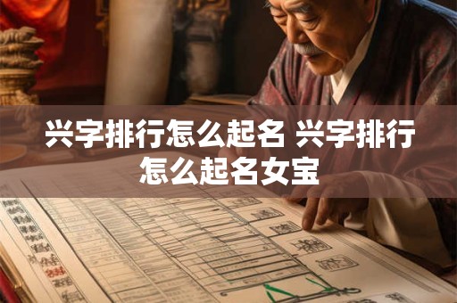 兴字排行怎么起名 兴字排行怎么起名女宝