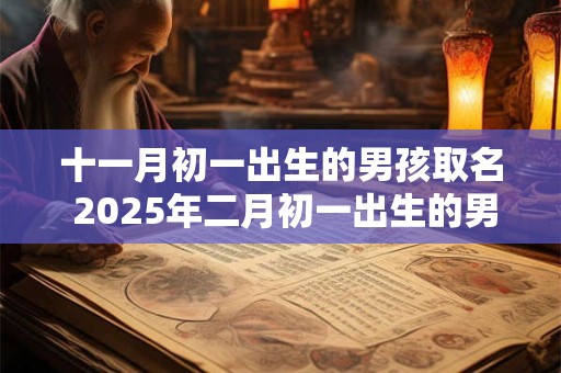 十一月初一出生的男孩取名 2025年二月初一出生的男孩取名