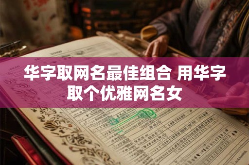 华字取网名最佳组合 用华字取个优雅网名女