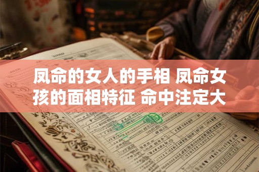 凤命的女人的手相 凤命女孩的面相特征 命中注定大富大贵
