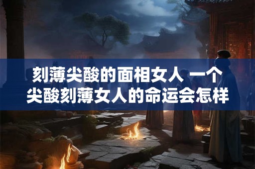 刻薄尖酸的面相女人 一个尖酸刻薄女人的命运会怎样