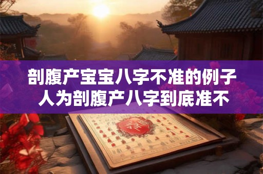 剖腹产宝宝八字不准的例子 人为剖腹产八字到底准不准