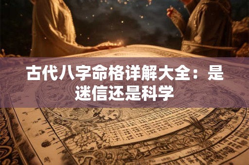 古代八字命格详解大全：是迷信还是科学