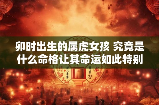 卯时出生的属虎女孩 究竟是什么命格让其命运如此特别
