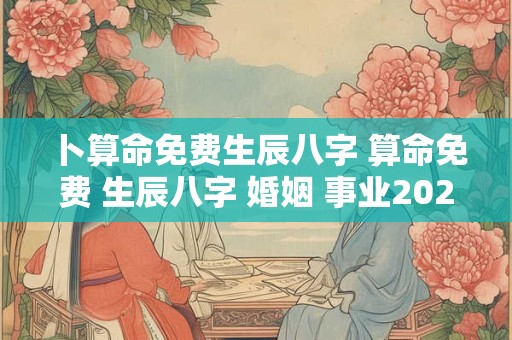 卜算命免费生辰八字 算命免费 生辰八字 婚姻 事业2025