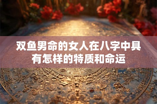 双鱼男命的女人在八字中具有怎样的特质和命运