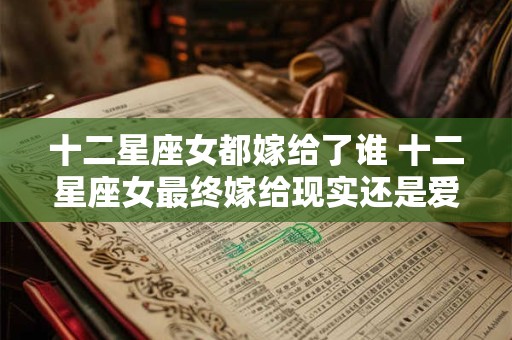十二星座女都嫁给了谁 十二星座女最终嫁给现实还是爱情