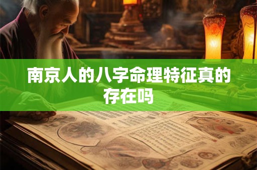 南京人的八字命理特征真的存在吗