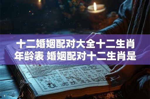 十二婚姻配对大全十二生肖年龄表 婚姻配对十二生肖是怎样配对