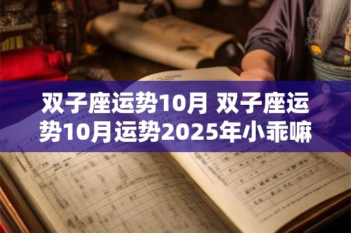 双子座运势10月 双子座运势10月运势2025年小乖嘛