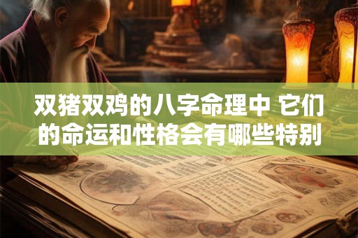 双猪双鸡的八字命理中 它们的命运和性格会有哪些特别之处