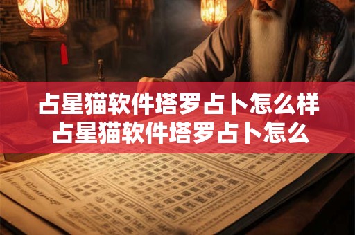 占星猫软件塔罗占卜怎么样 占星猫软件塔罗占卜怎么样用