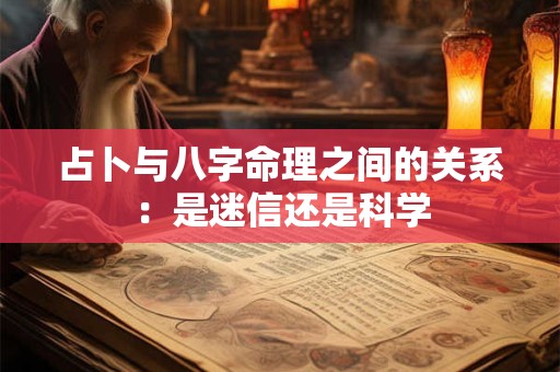 占卜与八字命理之间的关系:是迷信还是科学 占卜与八字命理之间的关系:是迷信还是科学