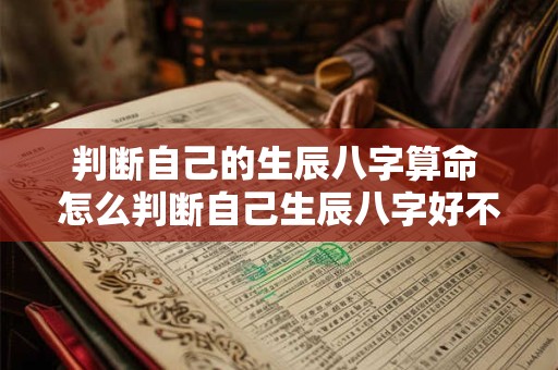 判断自己的生辰八字算命 怎么判断自己生辰八字好不好