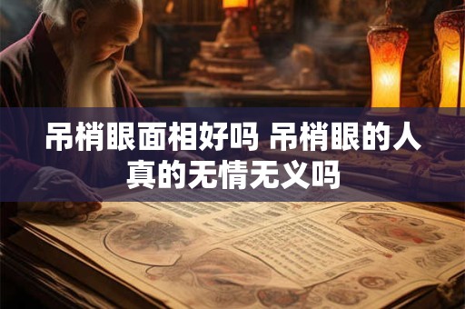 详细阅读:吊梢眼面相好吗 吊梢眼的人真的无情无义吗 吊梢眼面相好吗 吊梢眼的人真的无情无义吗