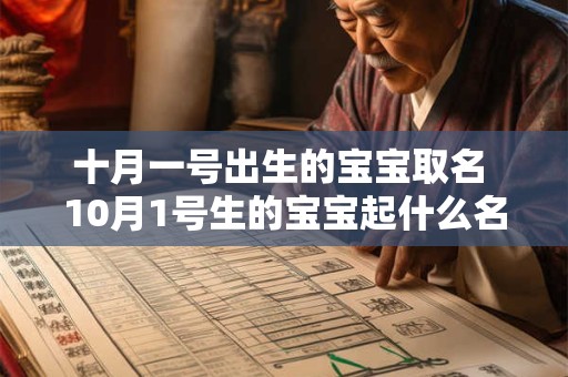 十月一号出生的宝宝取名 10月1号生的宝宝起什么名字好呢
