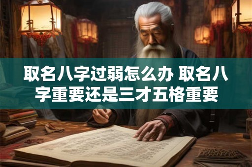取名八字过弱怎么办 取名八字重要还是三才五格重要