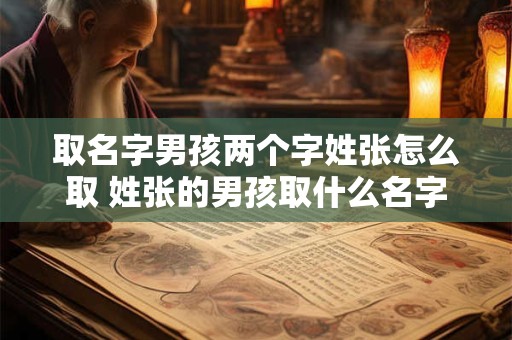 取名字男孩两个字姓张怎么取 姓张的男孩取什么名字好属龙两个字