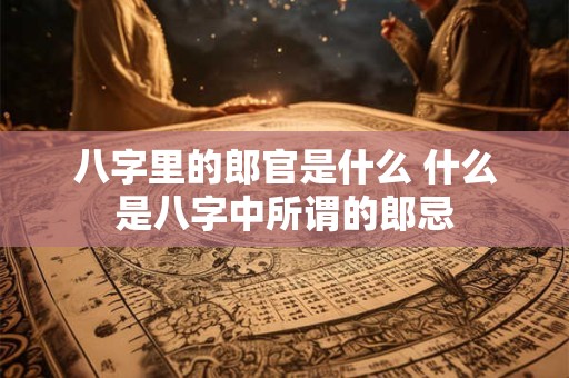 八字里的郎官是什么 什么是八字中所谓的郎忌