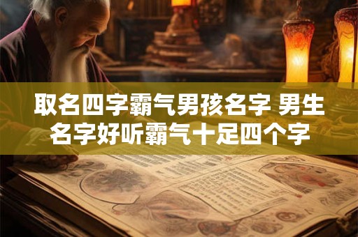 取名四字霸气男孩名字 男生名字好听霸气十足四个字