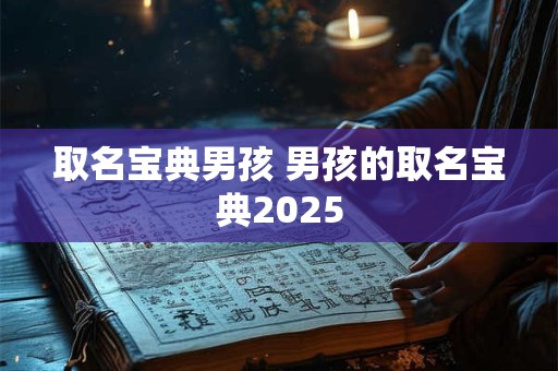 取名宝典男孩 男孩的取名宝典2025