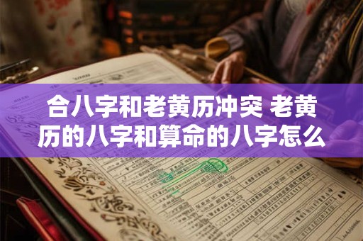 合八字和老黄历冲突 老黄历的八字和算命的八字怎么不一样呢 合八字和老黄历冲突 老黄历的八字和算命的八字怎么不一样呢