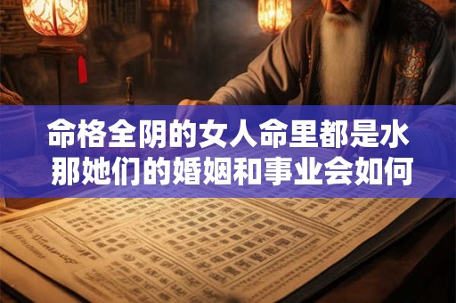 命格全阴的女人命里都是水 那她们的婚姻和事业会如何呢